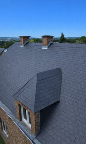 Toiture après le passage d'Icare Drone