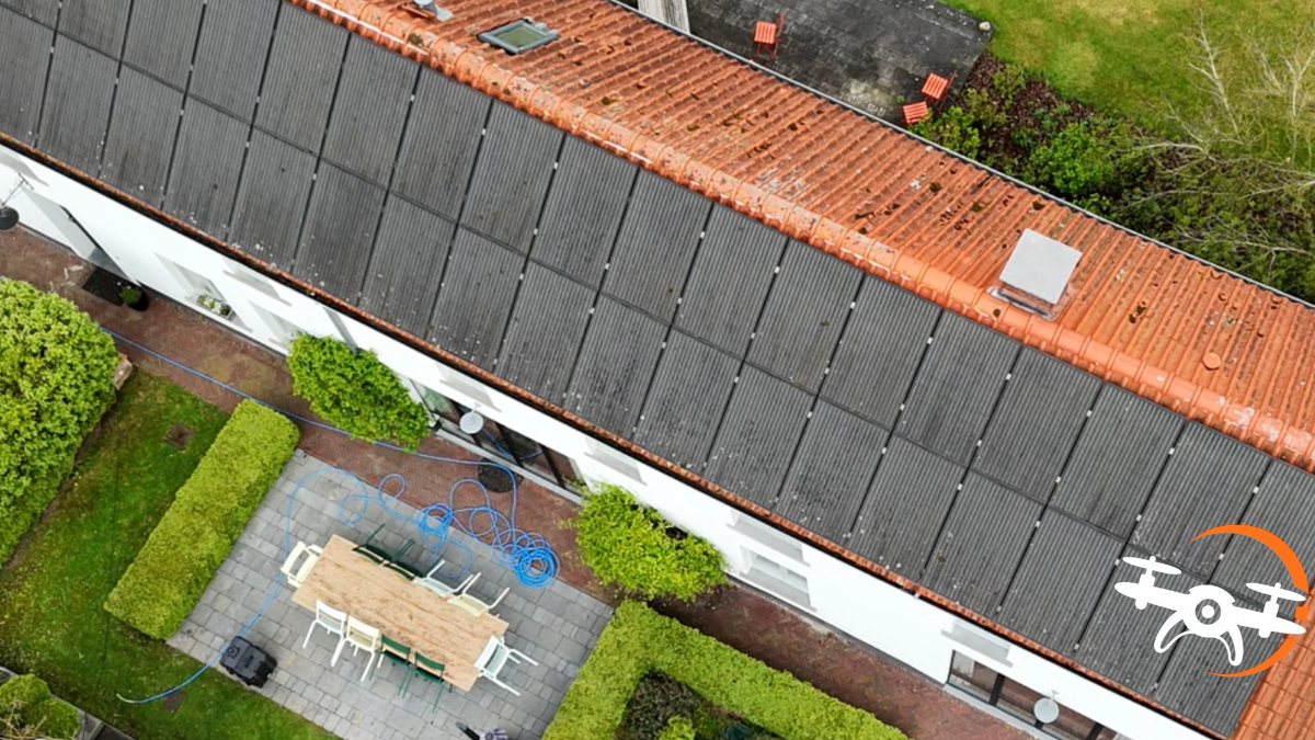 Nettoyage de panneaux solaires à Ittre, entre Nivelles et Waterloo