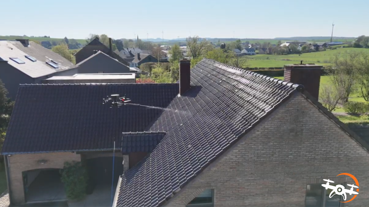 Nettoyage toiture à Arlon (vidéo)