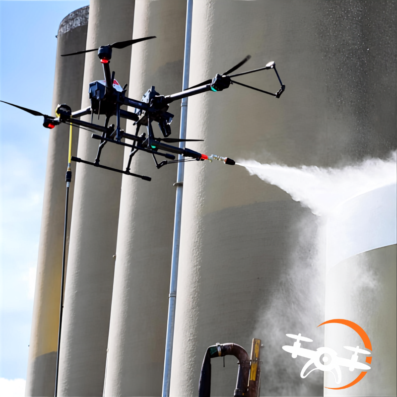 Icare Drone dispose de nombreuses technologies pour nettoyer les surfaces extérieures