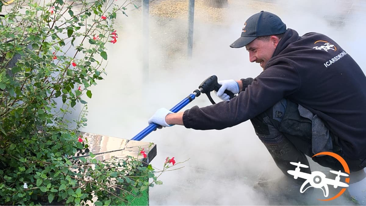Nettoyage vapeur de la rue Albert 1er à La Louvière (vidéo)